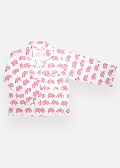 Kids Pajama Set Hathi March